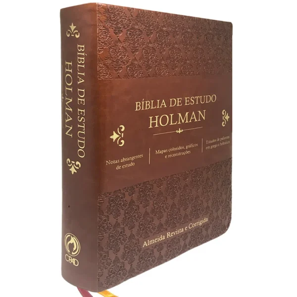 Bíblia de Estudo Holman - Marrom - COD 1010