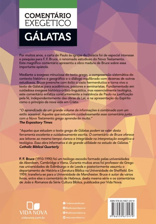 Gálatas: comentário exegético - F. F. Bruce - Imagem 2