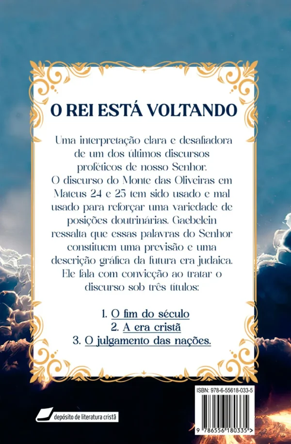 O Rei Está Voltando - Arno Gaebelein - Imagem 2
