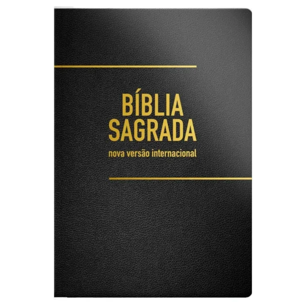 Bíblia Letra Gigante NVI - Capa Luxo Ampliada Preta - NVI085LGI