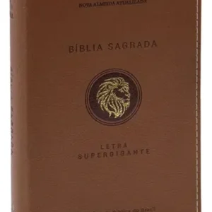 Bíblia Letra Super Gigante NAA - Capa Luxo Leão - NA065LSGILV