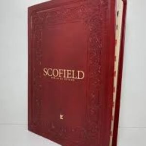 Bíblia de Estudo Scofield AEC - Capa Vinho Luxo