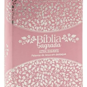 Bíblia Letra Gigante ARC - Portátil Rosa Portátil ARC045LGILV