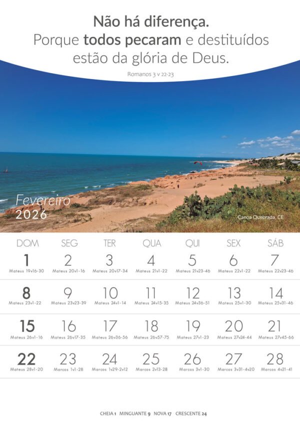 Calendários de Parede - Lugares Turísticos - 2026 - Imagem 5