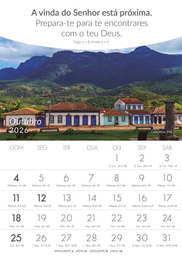 Calendários de Parede - Lugares Turísticos - 2026 - Imagem 10