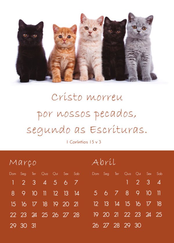 Calendário de Parede Infantil - 2026 - Imagem 4