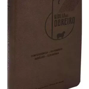Bíblia Letra Grande - Obreiro Marrom - ATUALIZADA