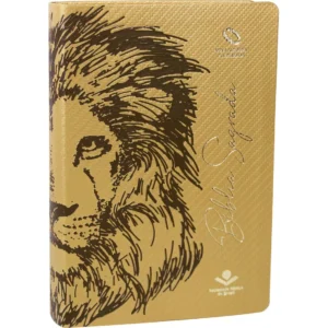 Bíblia Sagrada NAA - Capa Leão Dourado